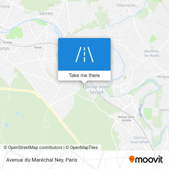 Avenue du Maréchal Ney map