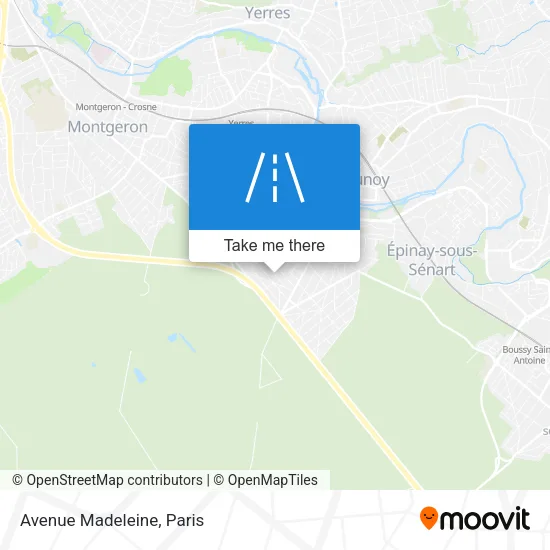 Avenue Madeleine map