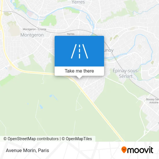 Avenue Morin map