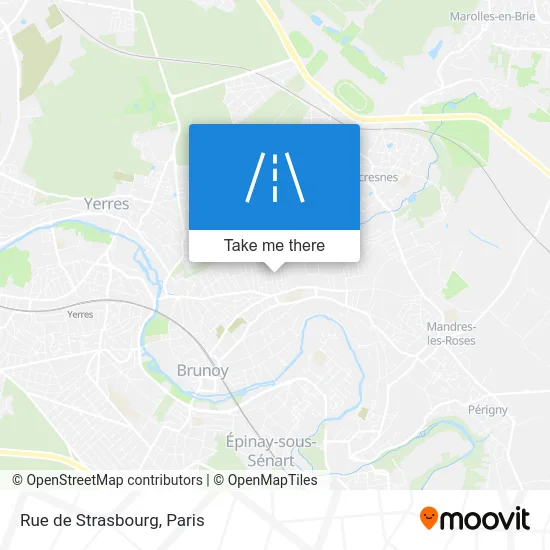 Mapa Rue de Strasbourg
