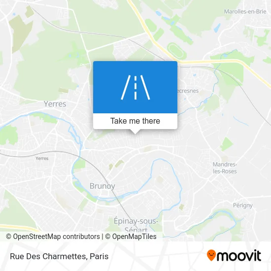 Mapa Rue Des Charmettes