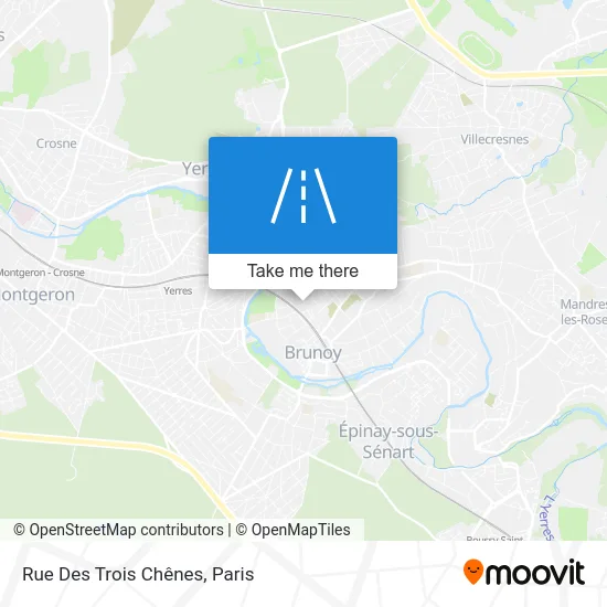 Rue Des Trois Chênes map