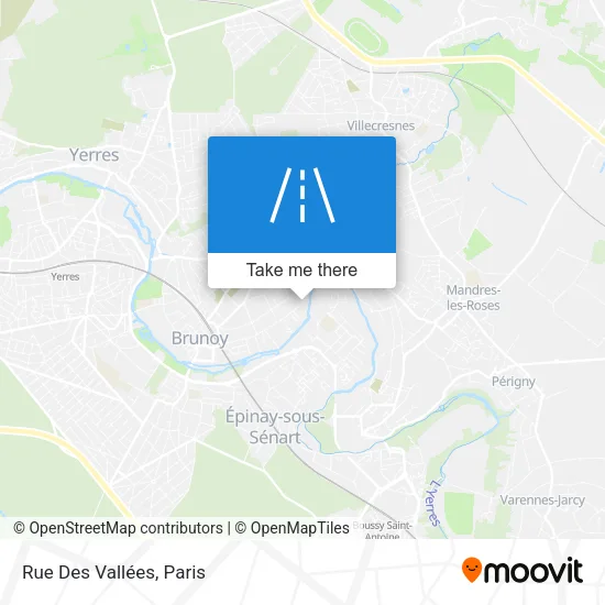 Rue Des Vallées map