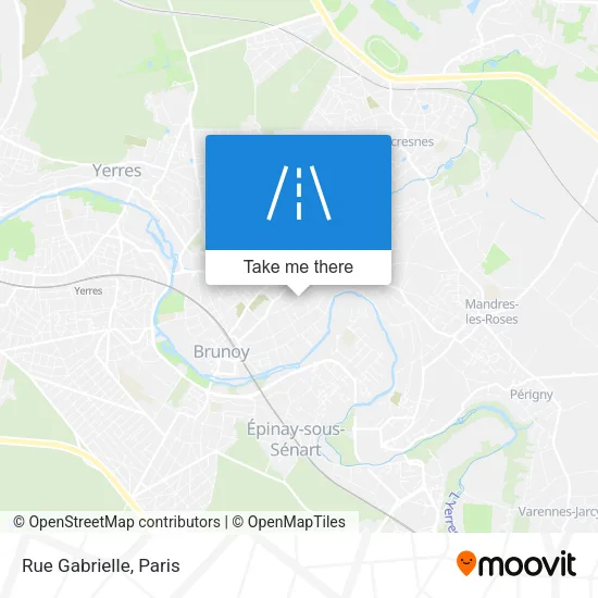 Rue Gabrielle map