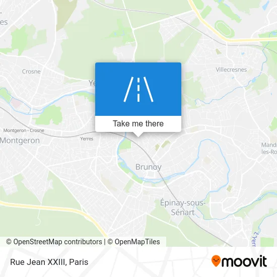 Rue Jean XXIII map