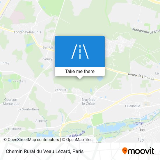 Chemin Rural du Veau Lézard map