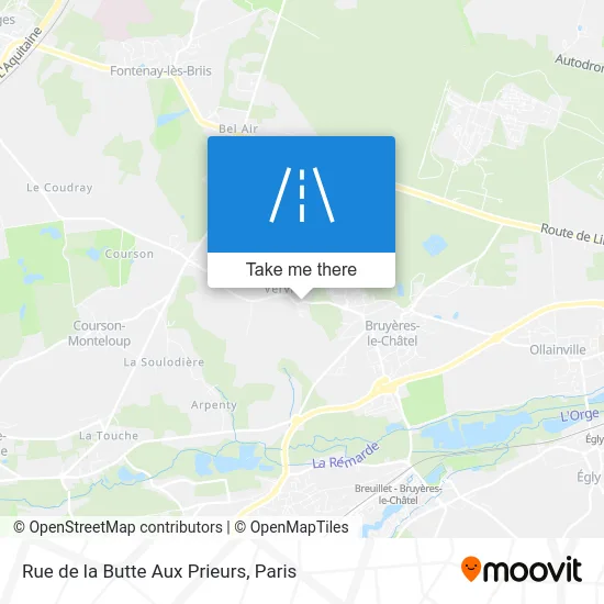 Rue de la Butte Aux Prieurs map