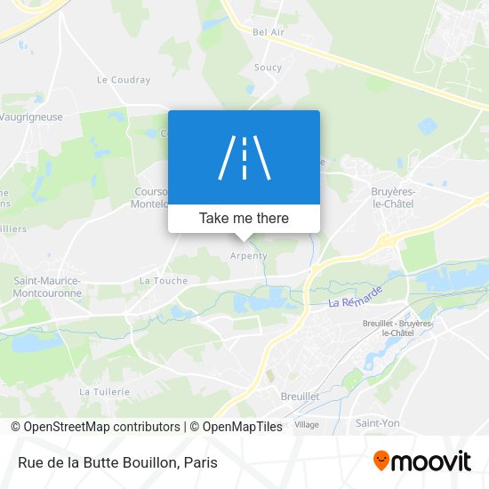 Rue de la Butte Bouillon map