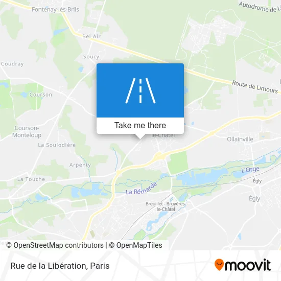 Rue de la Libération map