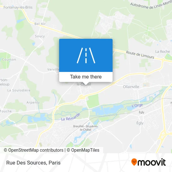 Rue Des Sources map
