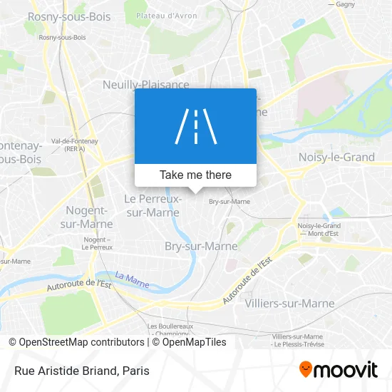 Rue Aristide Briand map