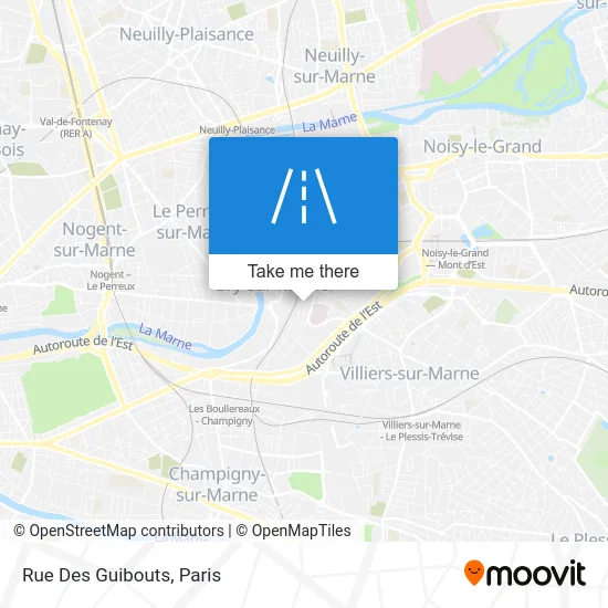 Rue Des Guibouts map