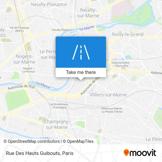 Rue Des Hauts Guibouts map