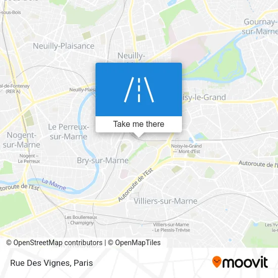 Rue Des Vignes map