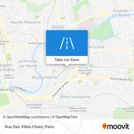 Rue Des Villes-Chats map