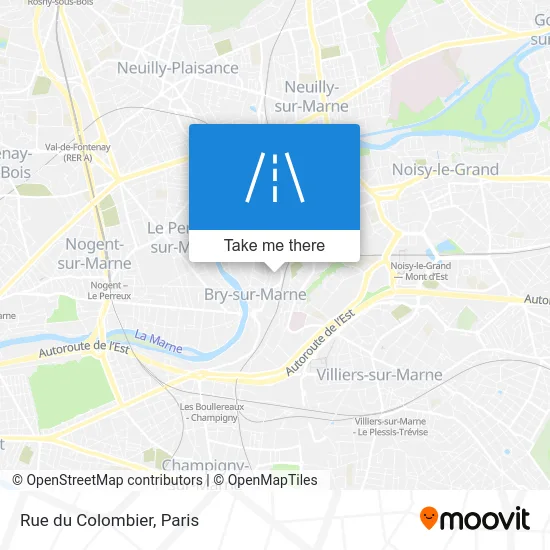 Rue du Colombier map