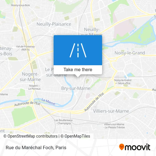 Rue du Maréchal Foch map