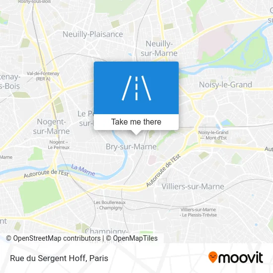 Rue du Sergent Hoff map