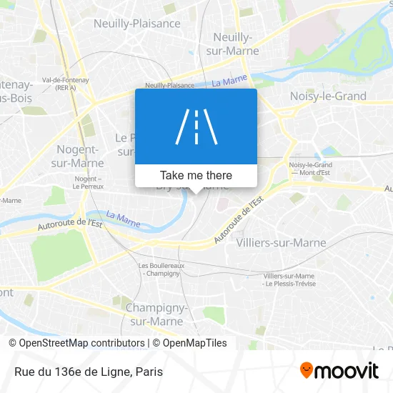 Rue du 136e de Ligne map