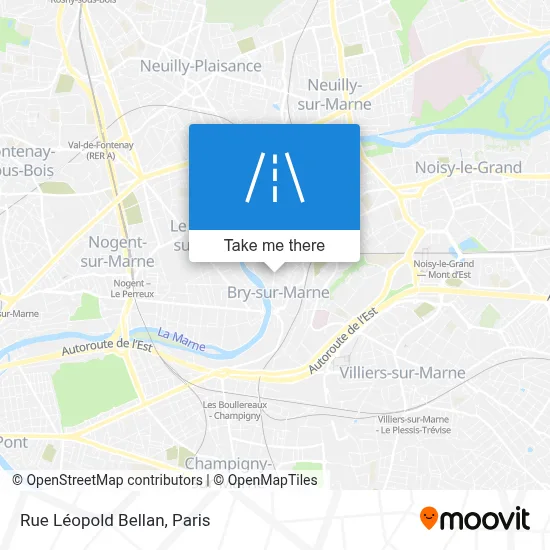 Rue Léopold Bellan map