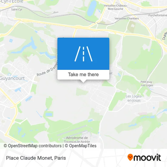 Place Claude Monet map