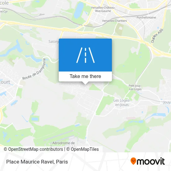 ¿Cómo llegar a Place Maurice Ravel, Versailles en autobús, tren o RER?