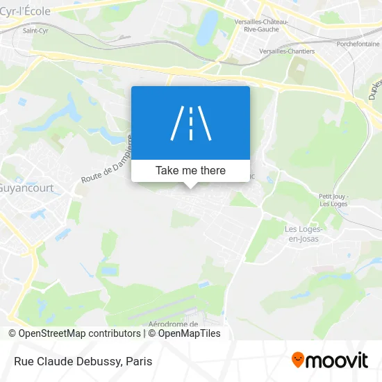 Rue Claude Debussy map