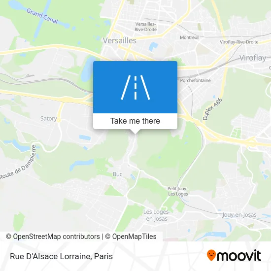 Rue D'Alsace Lorraine map