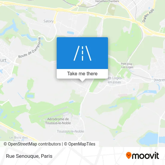 Rue Senouque map