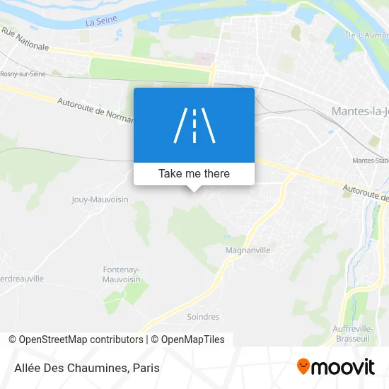 Allée Des Chaumines map