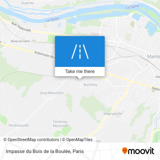 Impasse du Bois de la Boulée map