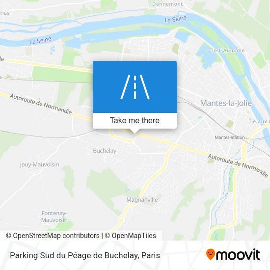 Parking Sud du Péage de Buchelay map