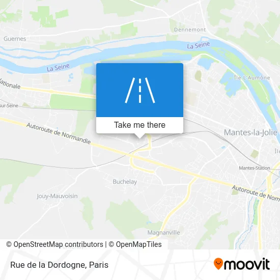 Rue de la Dordogne map