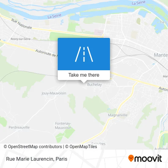 Rue Marie Laurencin map