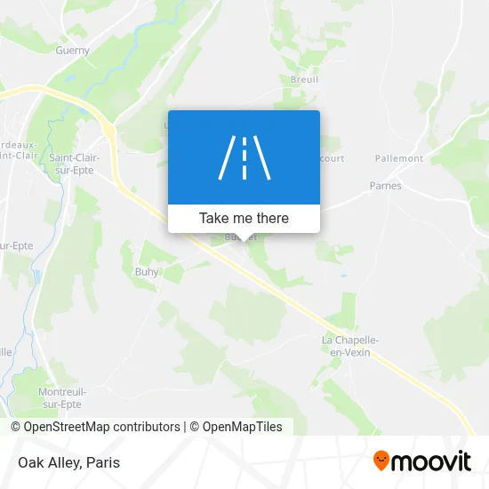 Impasse du Chêne map