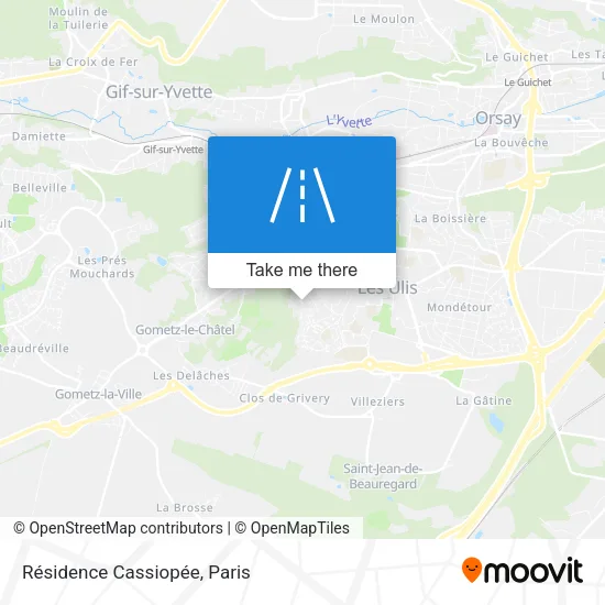 Résidence Cassiopée map