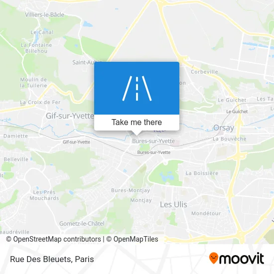 Rue Des Bleuets map