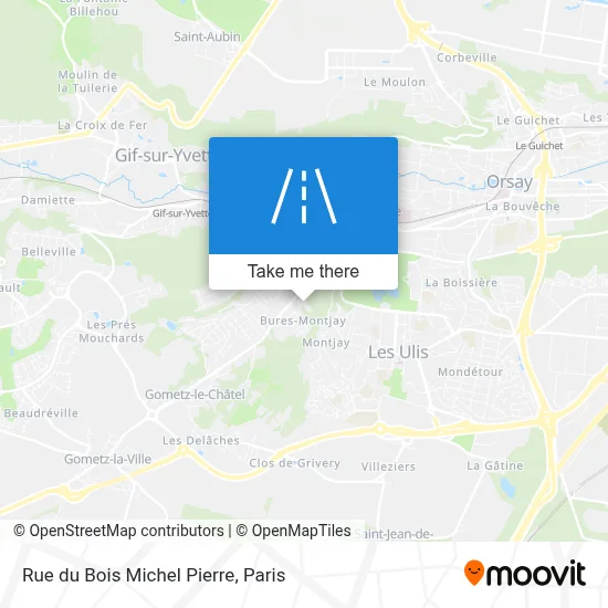 Rue du Bois Michel Pierre map