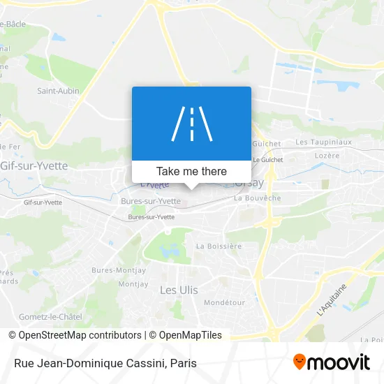Rue Jean-Dominique Cassini map