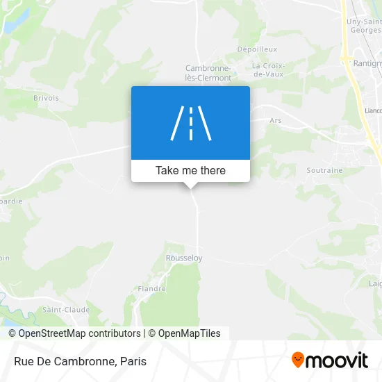 Rue De Cambronne map