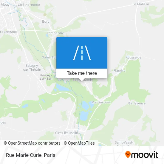 Rue Marie Curie map