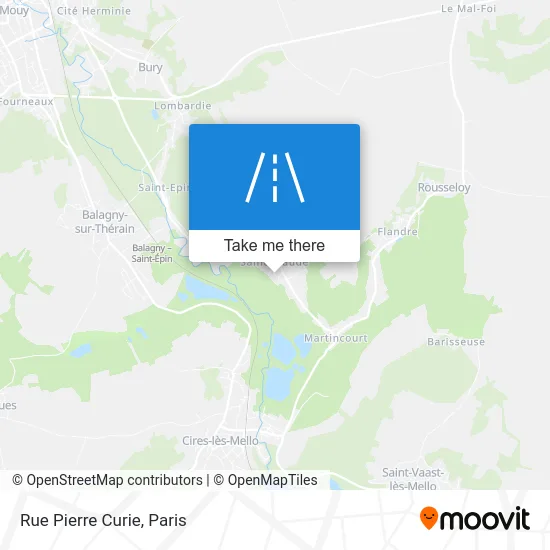 Rue Pierre Curie map