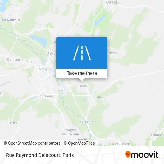 Rue Raymond Delacourt map