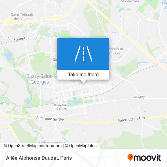 Allée Alphonse Daudet map