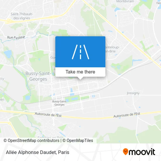 Allée Alphonse Daudet map