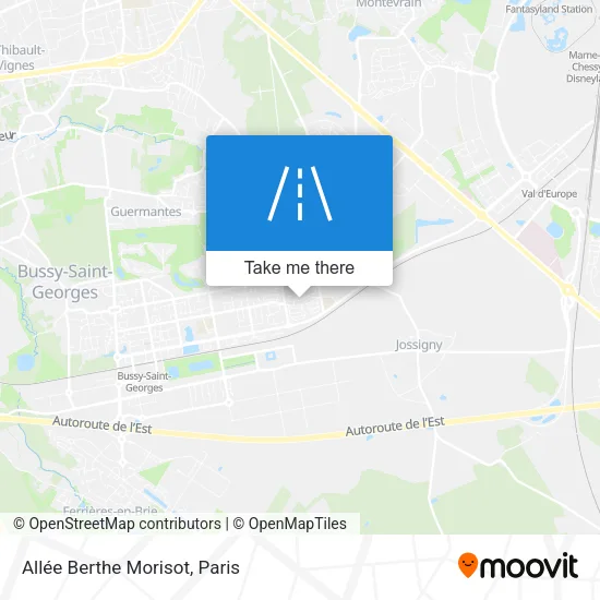 Allée Berthe Morisot map