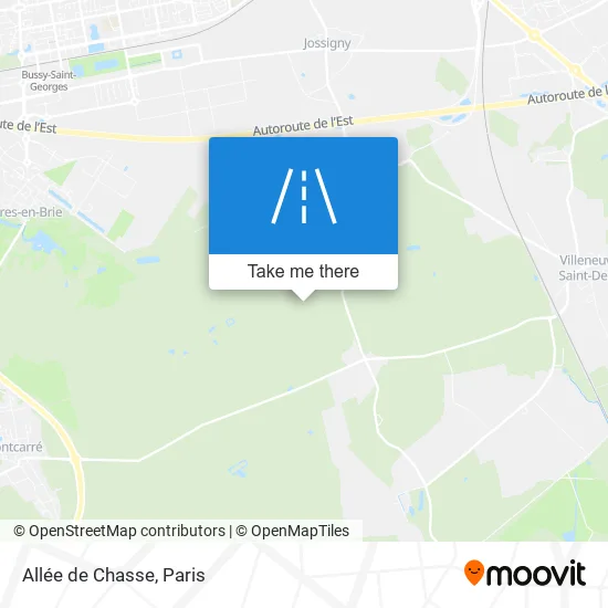 Mapa Allée De Chasse