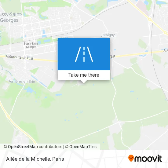 Mapa Allée De La Michelle