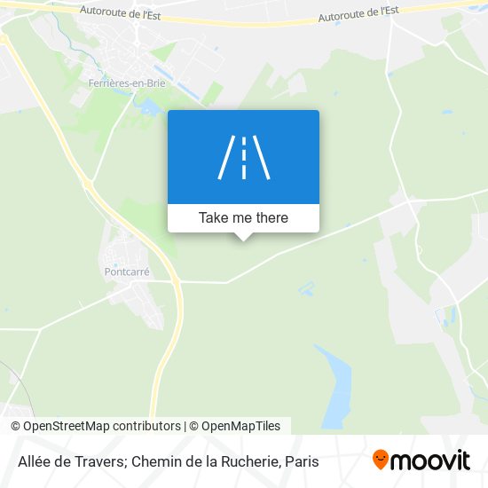 Allée De Travers; Chemin De La Rucherie map