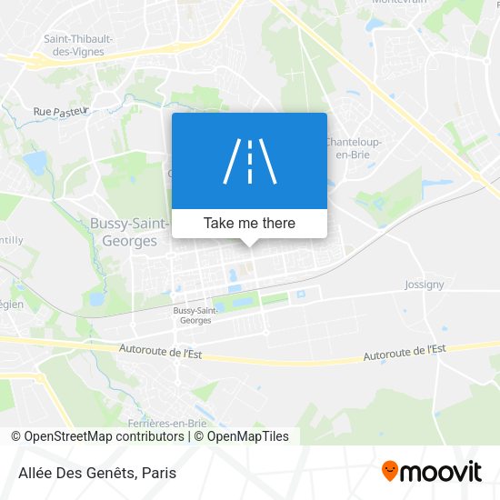 Allée Des Genêts map